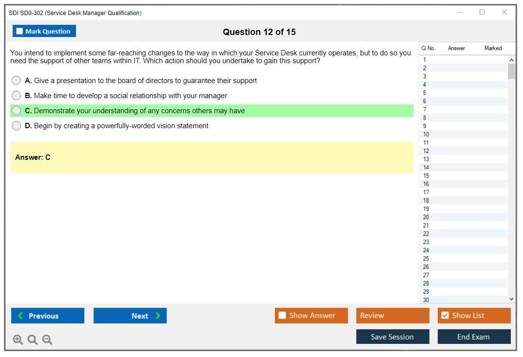 sdi exam questions and answers