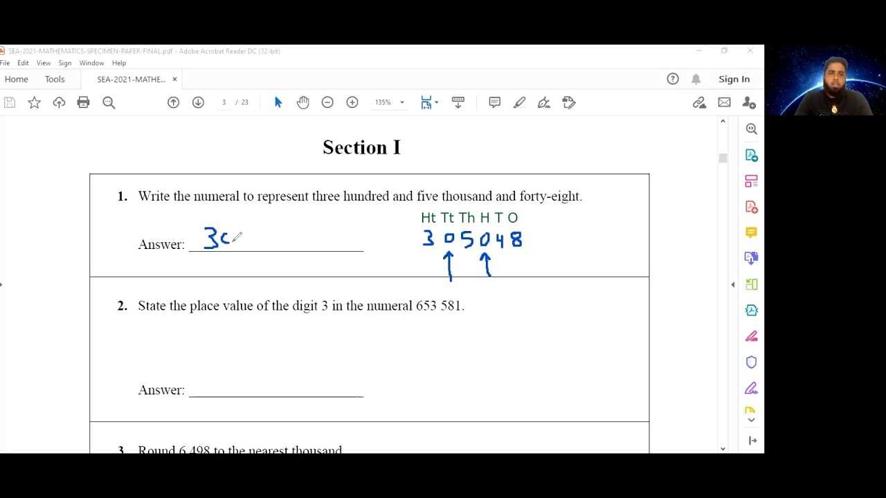 sea exam past papers with answers