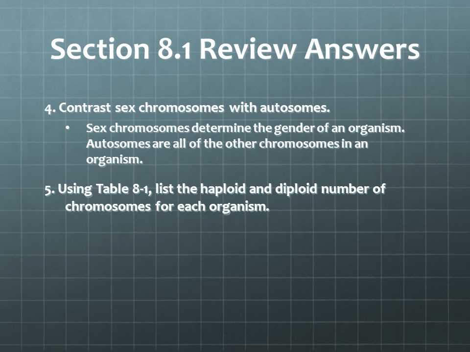 section 8 1 review chromosomes answer key