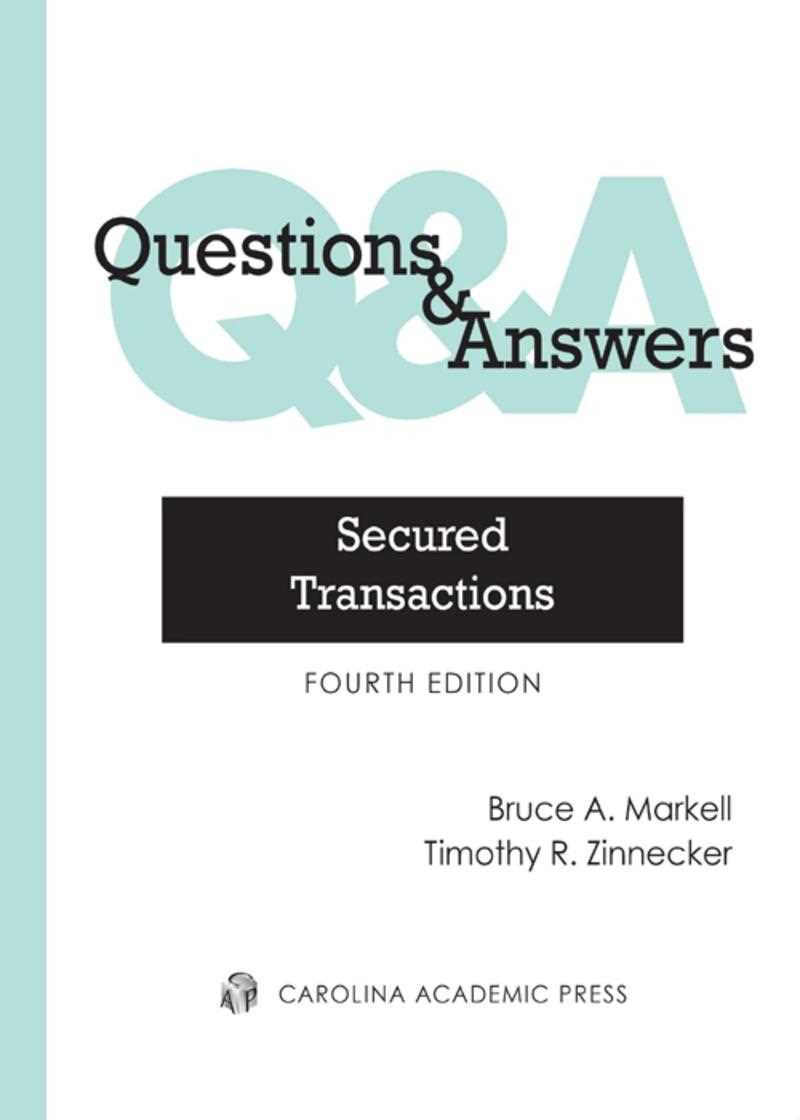 secured transactions exam questions and answers