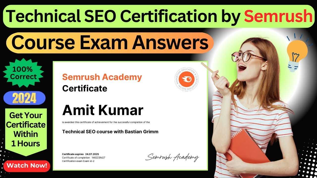 semrush seo exam answers