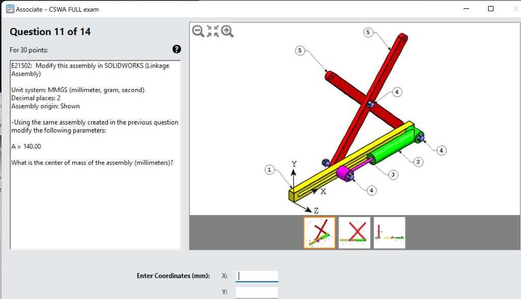 solidworks cswa exam answers