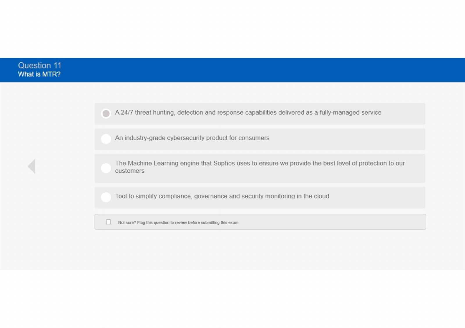 sophos sales consultant exam answers