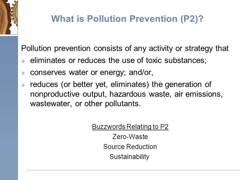 sp2 pollution prevention answers