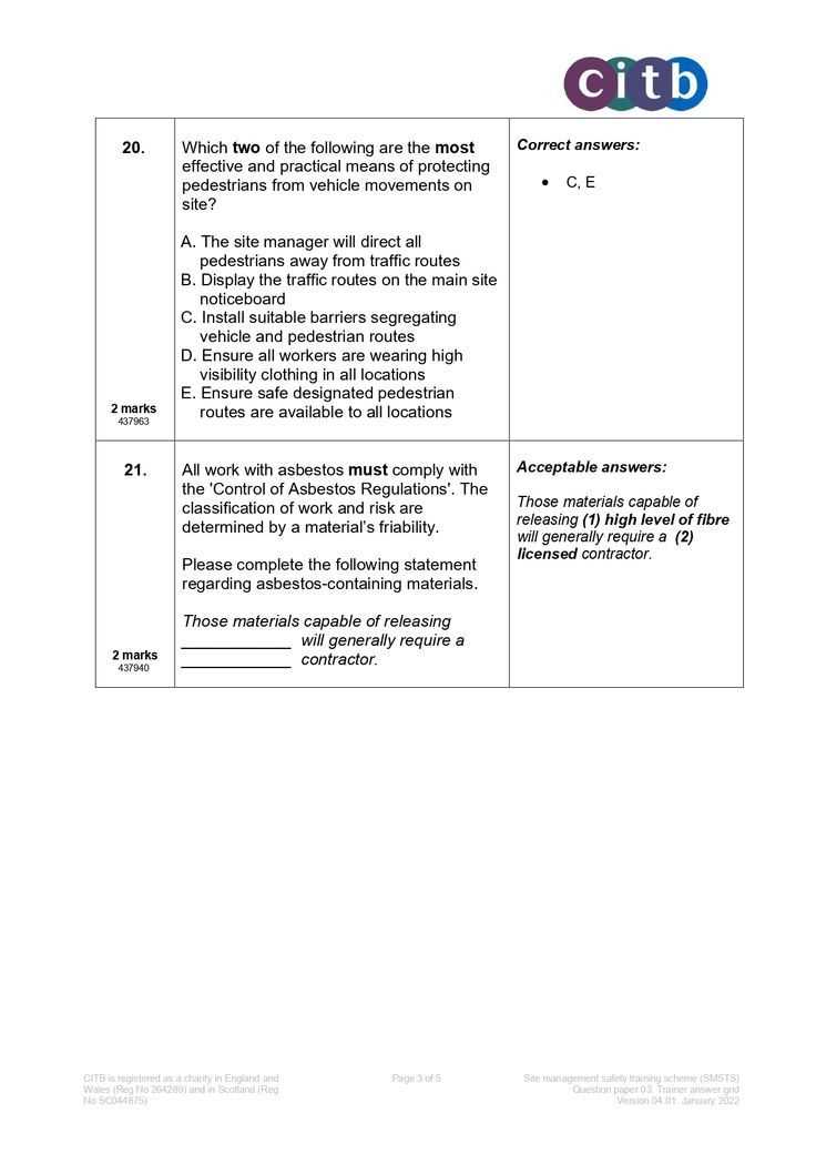 sp2 safety test answers