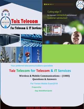 telecommunication exam questions and answers