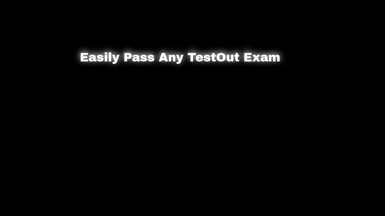 testout linux pro certification practice exam answers