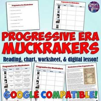 the progressive era worksheet answer key