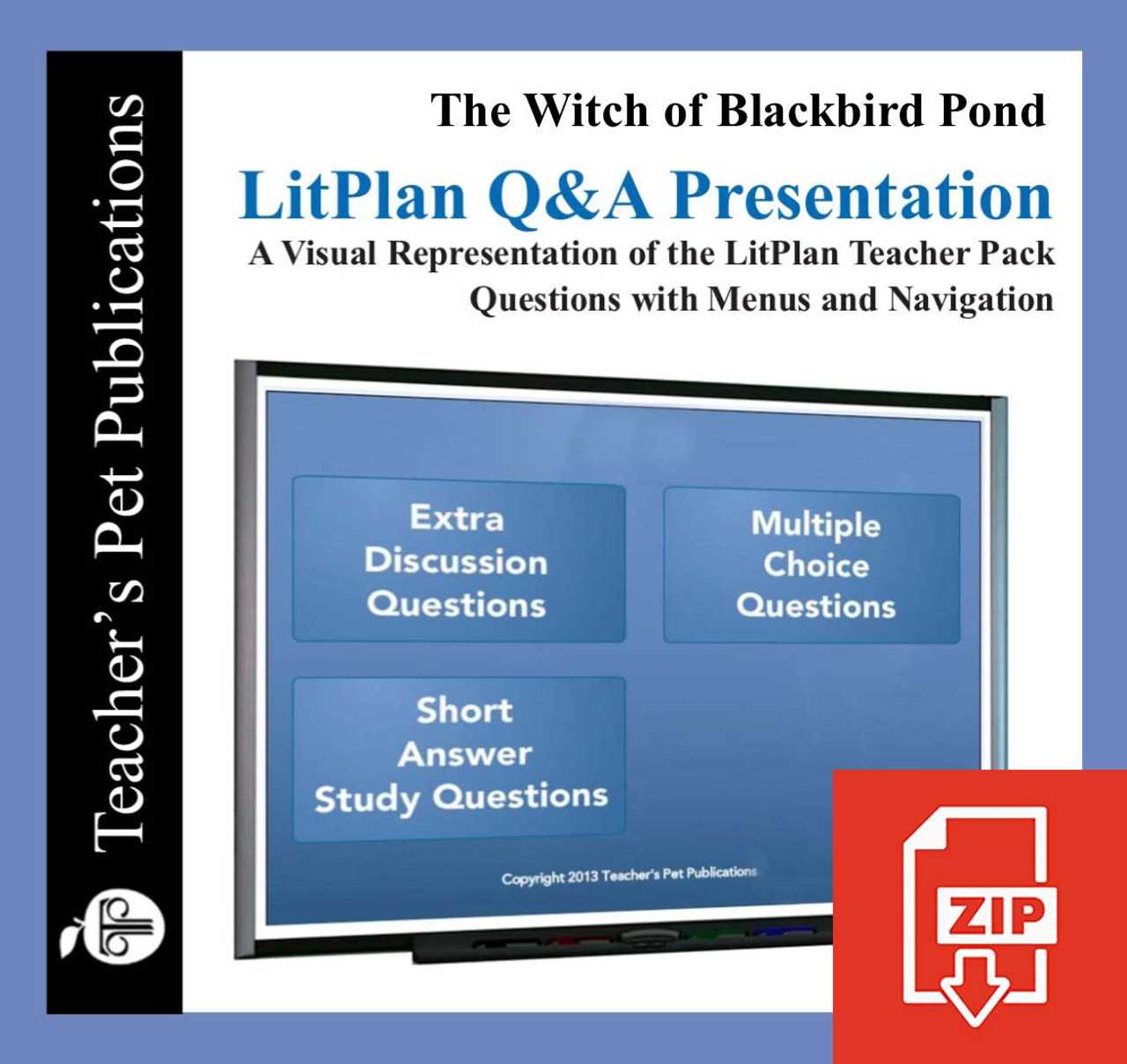 the witch of blackbird pond study guide answers