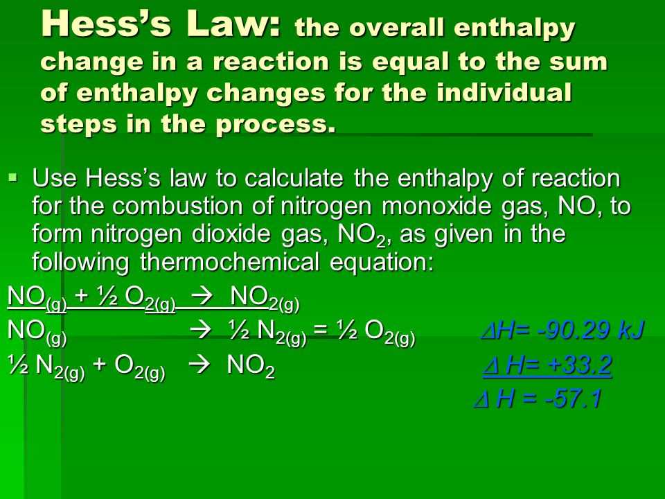 thermodynamics enthalpy of reaction and hesss law pre lab answers