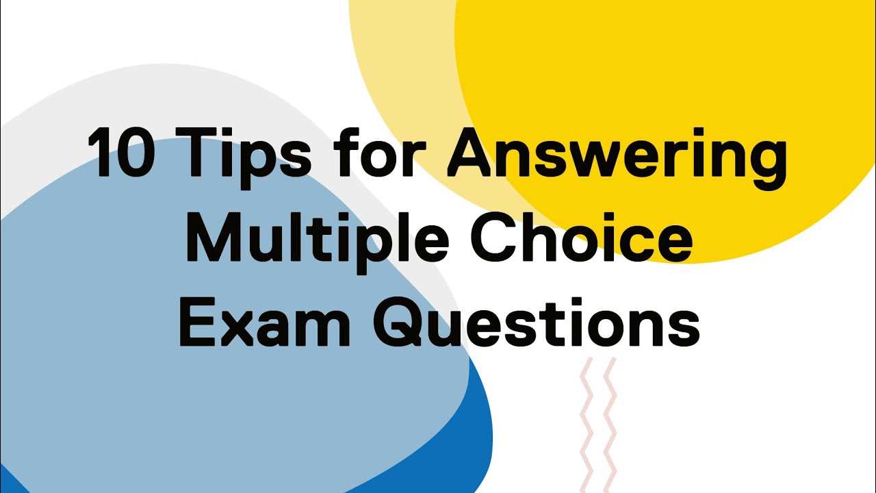 tips for answering exam questions