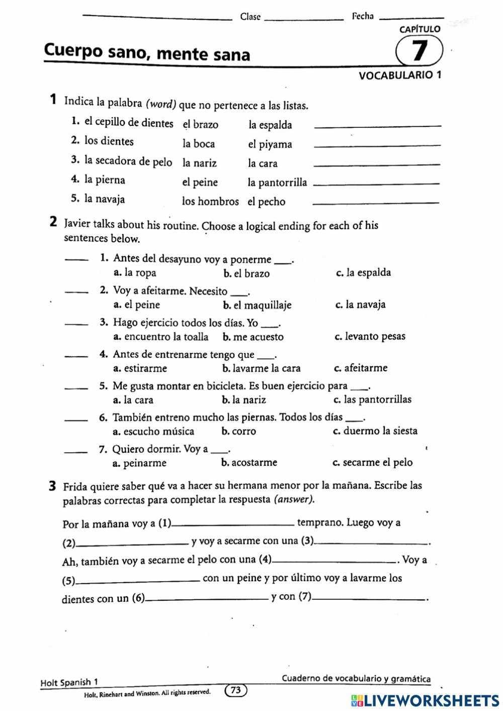 topic 7 test answers