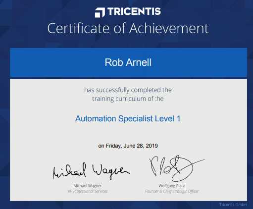 tricentis tosca automation specialist level 1 final exam answers