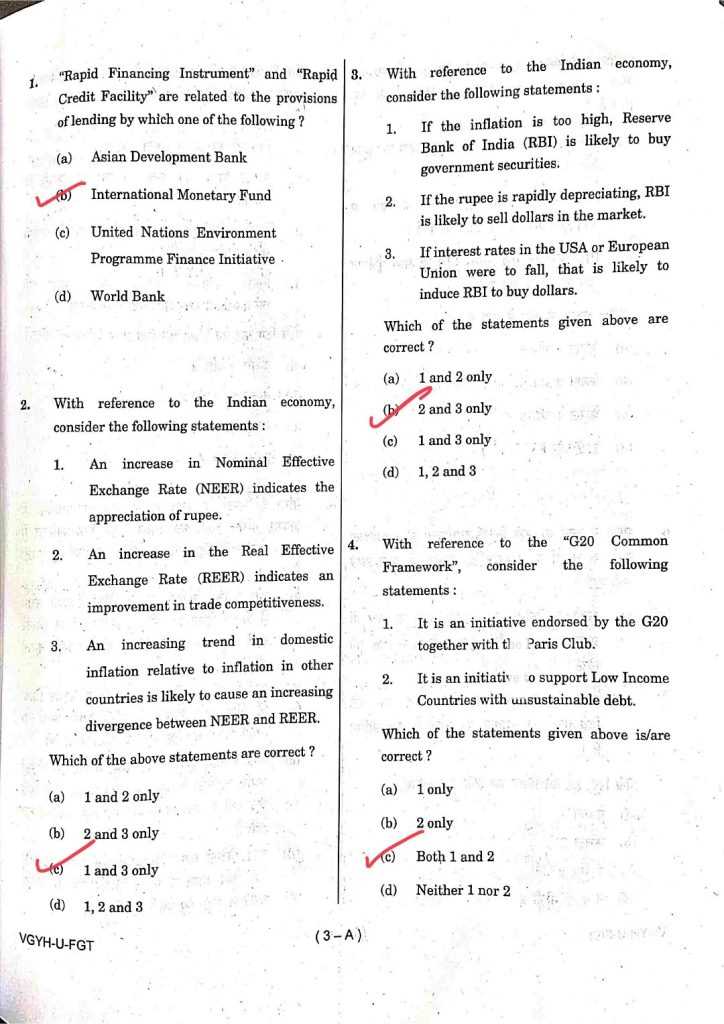 upsc exam question answer