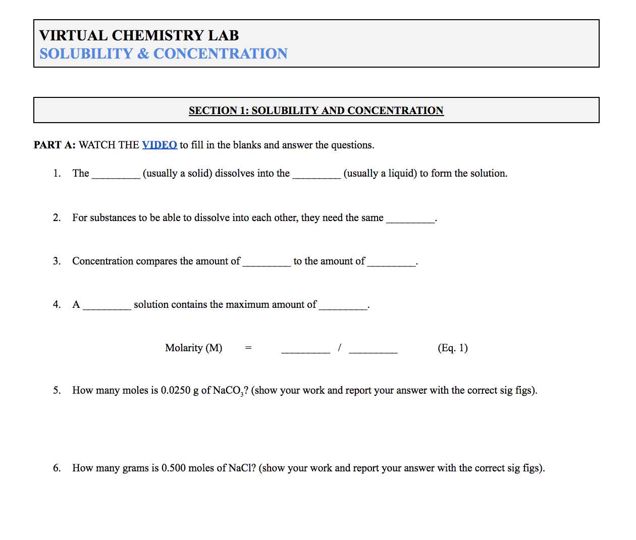 virtual chem lab answers