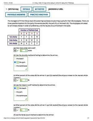 webassign 5.1 answers