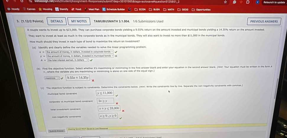 webassign 5.1 answers