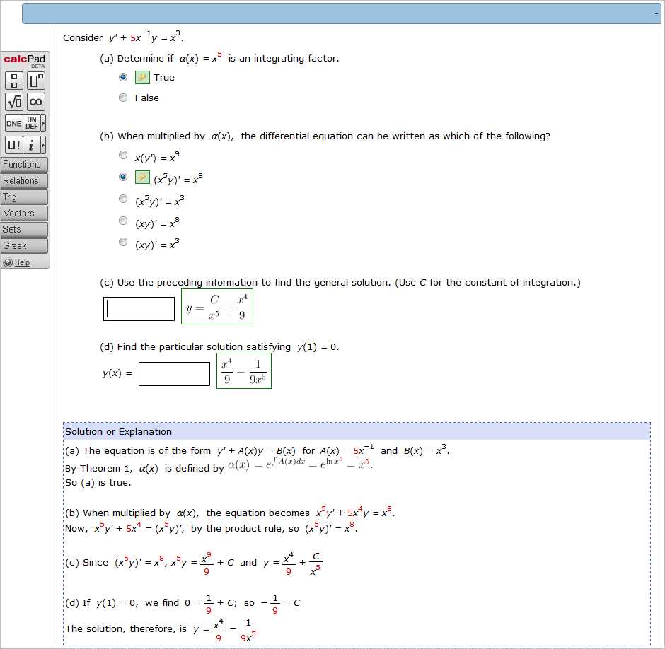 webassign calc answers