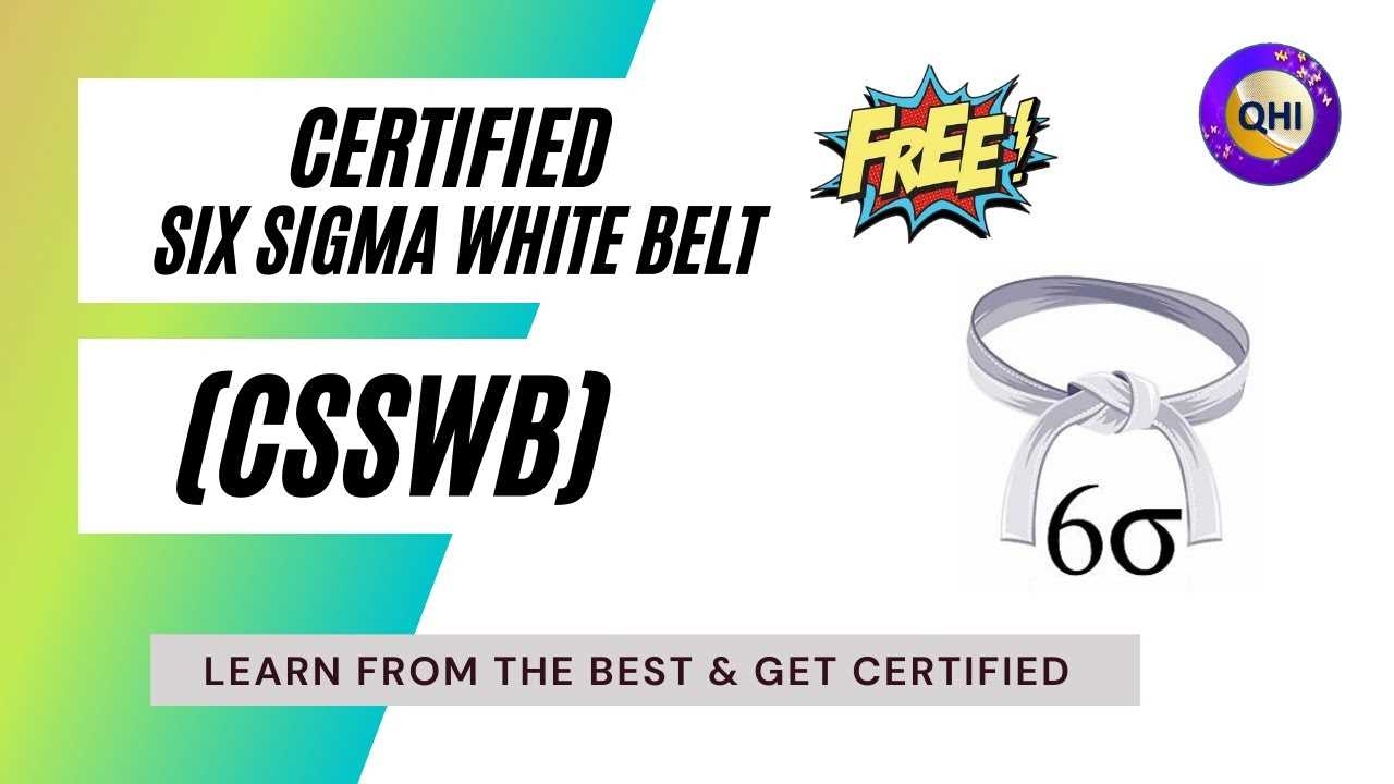 white belt certification exam answers