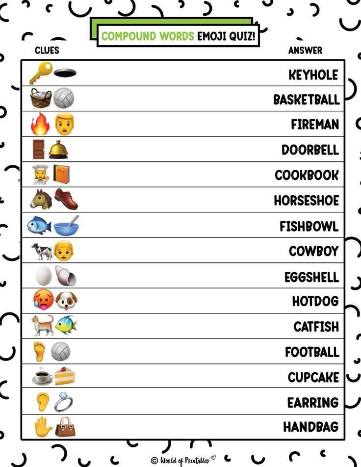 word pic game answers