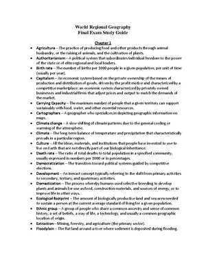 world history and geography 1 final exam study guide answers