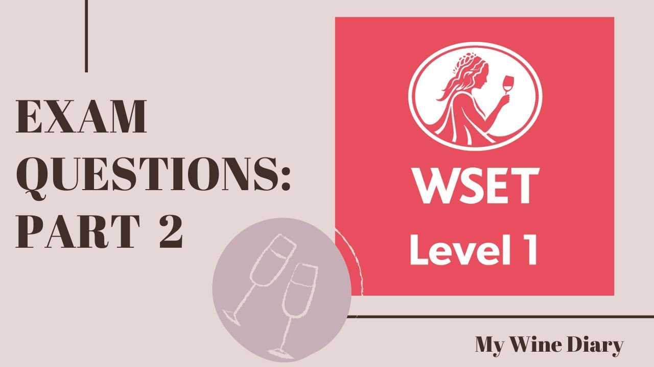 wset level 2 exam questions