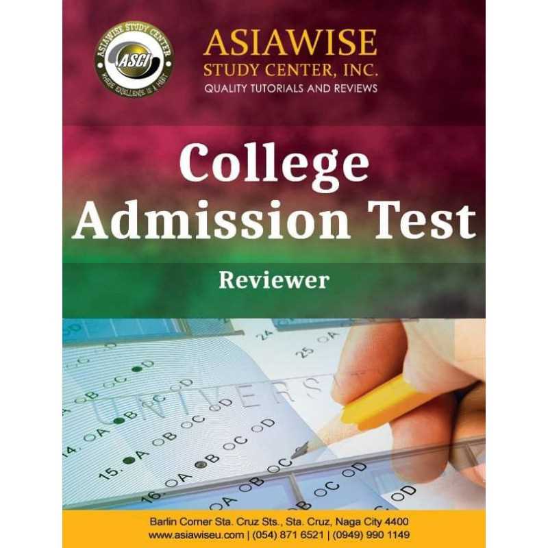 college entrance exam reviewer