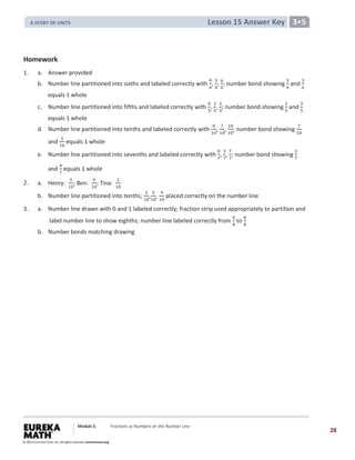 eureka math lesson 15 answers