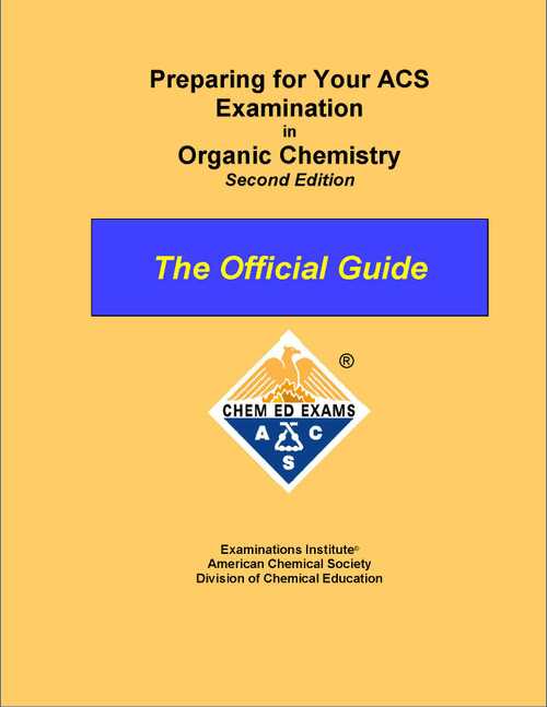 acs first term general chemistry exam answers