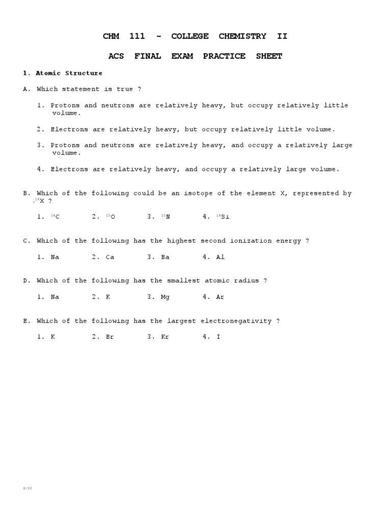 acs thermodynamics practice exam