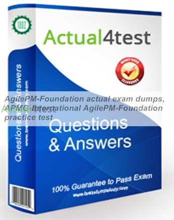 agile pm foundation exam questions and answers