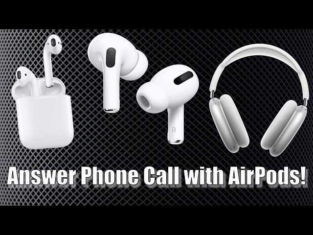 airpods answer call