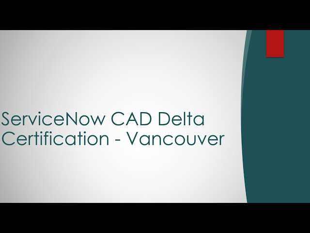 vancouver delta exam servicenow answers