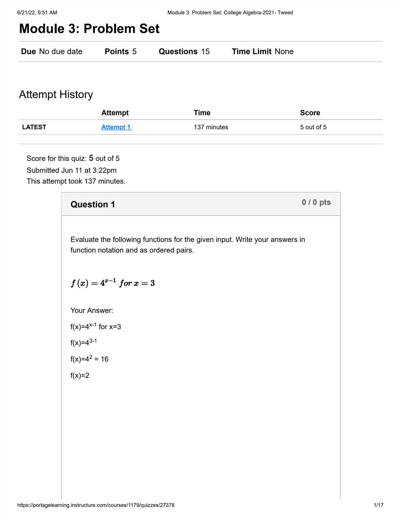 algebra 1 module 3 answers