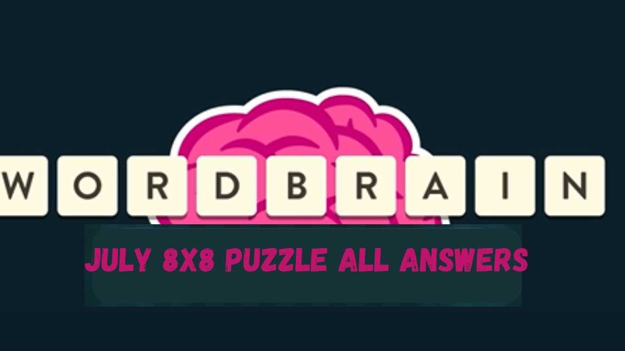 answer key to wordbrain