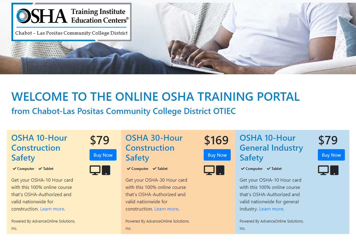 answers to the osha 10 hour course