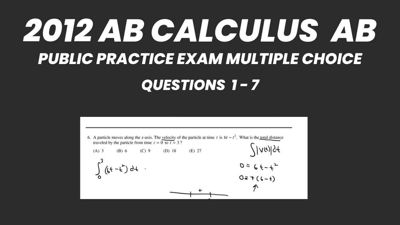 ap calc ab practice exam 2012 answers