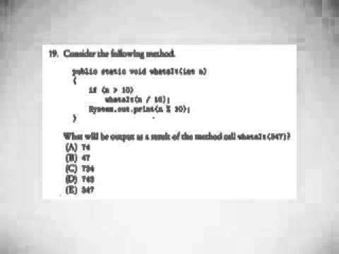 ap computer science a practice exam answers