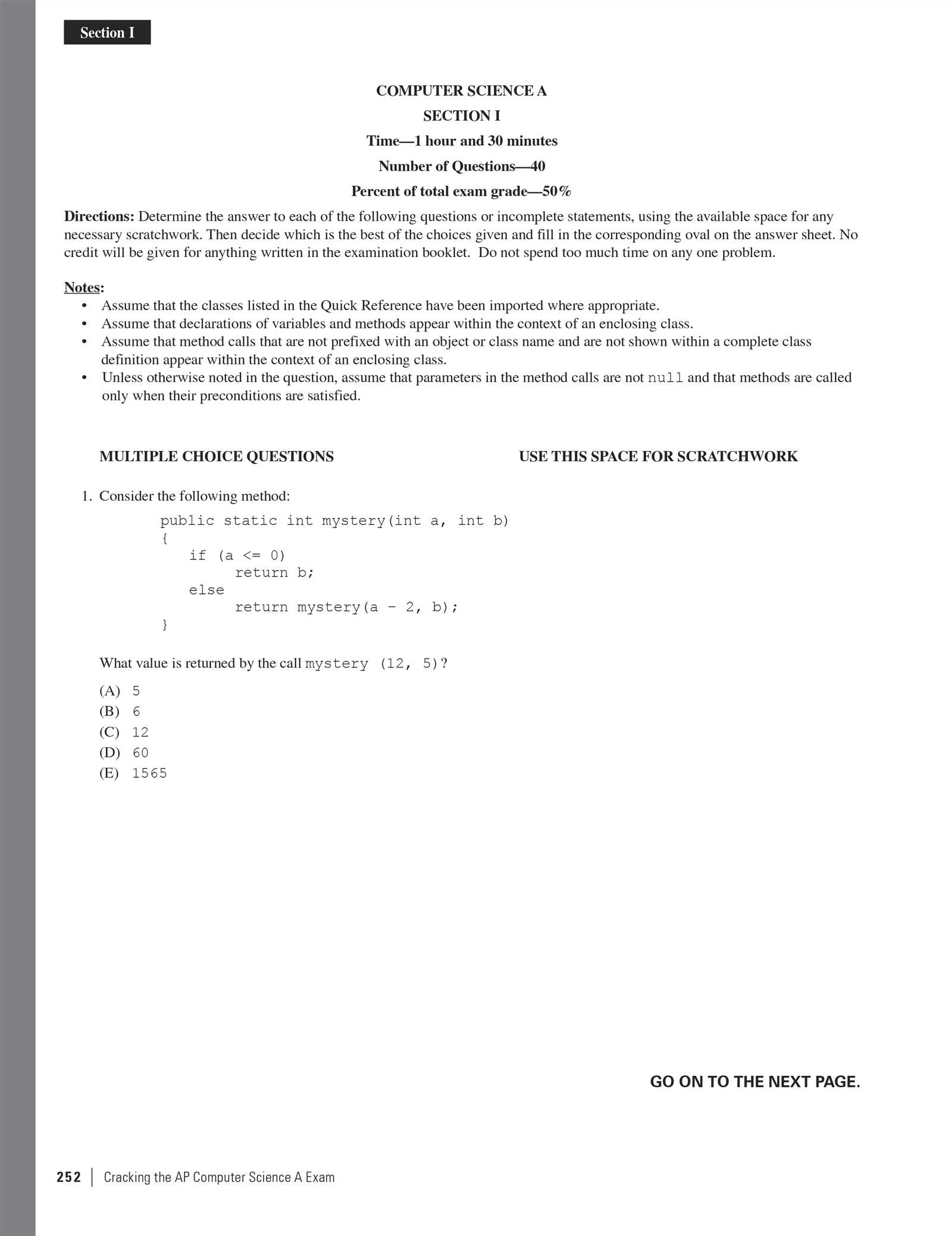 ap computer science practice exam answers