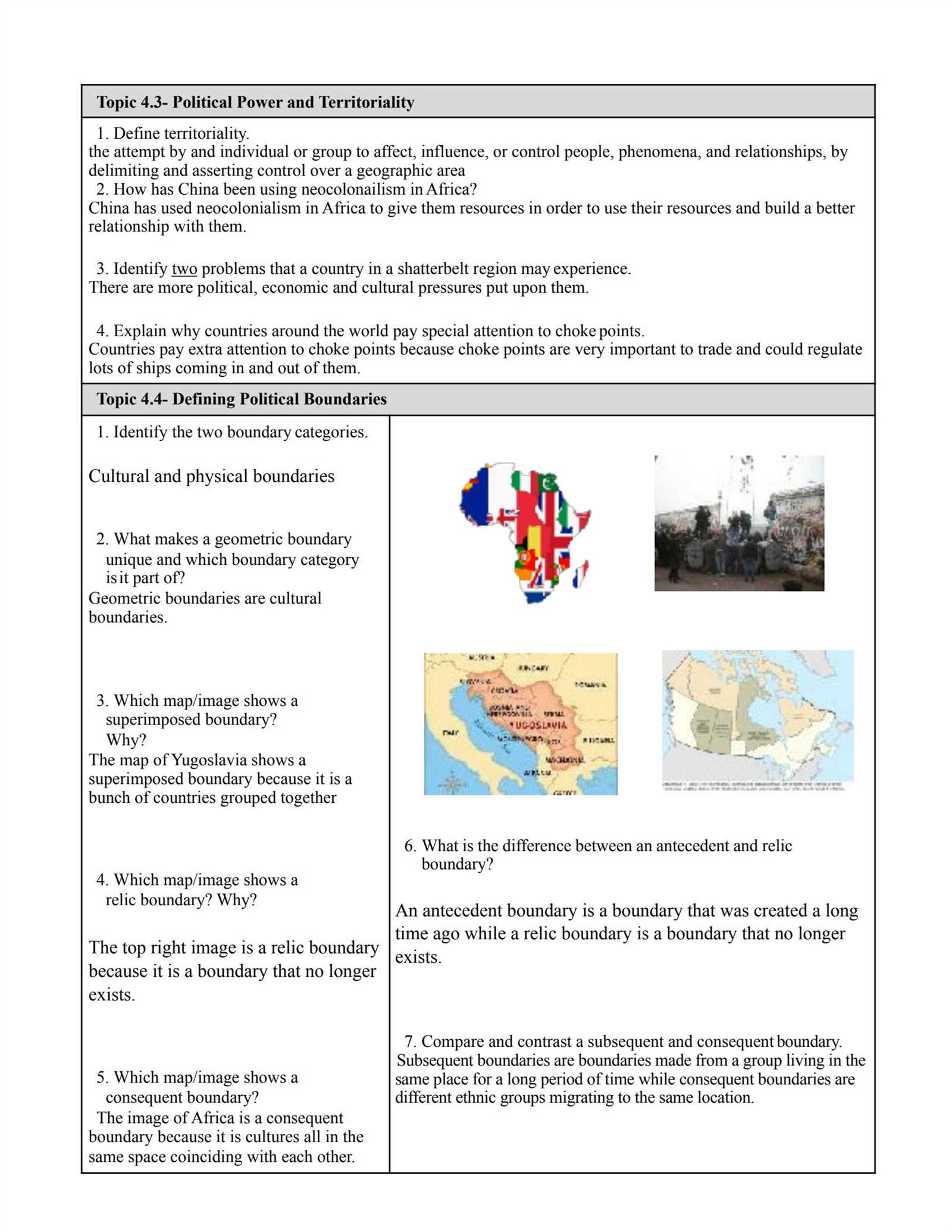 ap human geography key issue packet answers