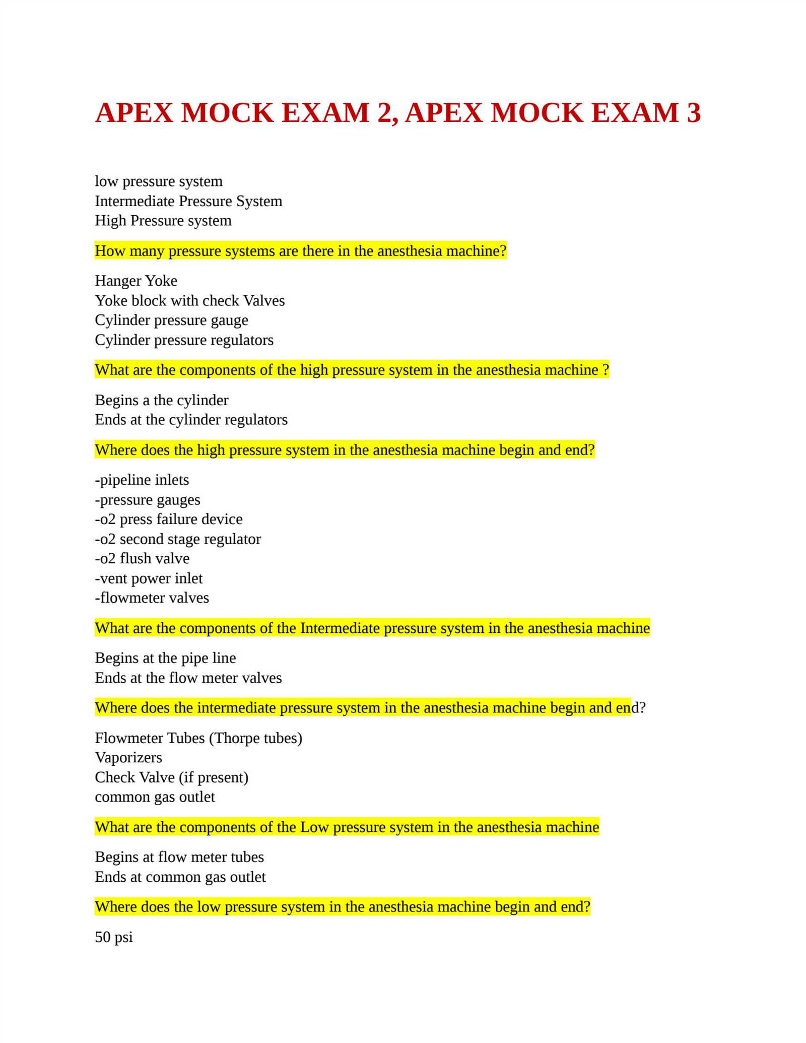 apex anesthesia password protected exams answers