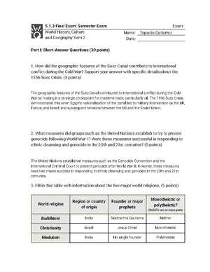 apex world history semester 1 exam answers