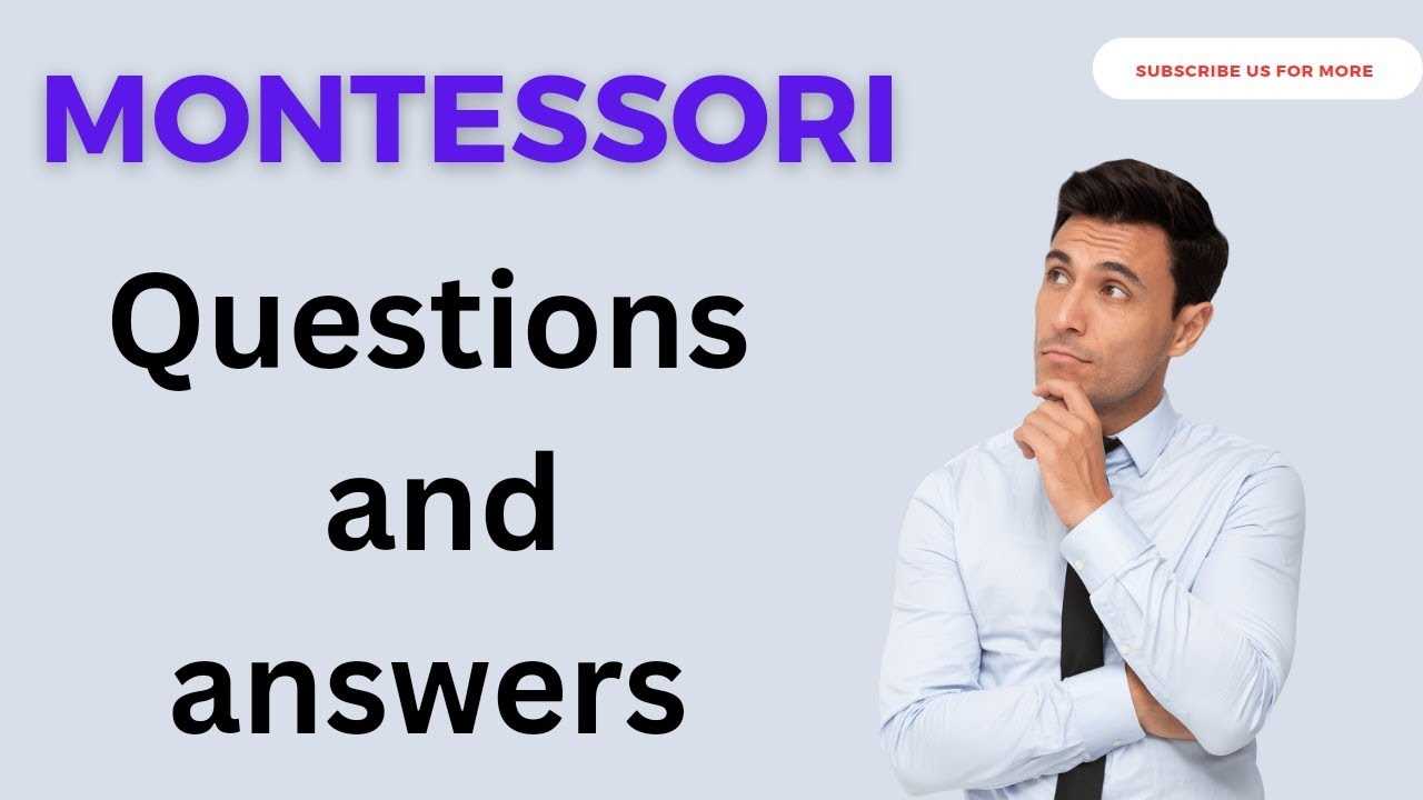 montessori exam questions and answers