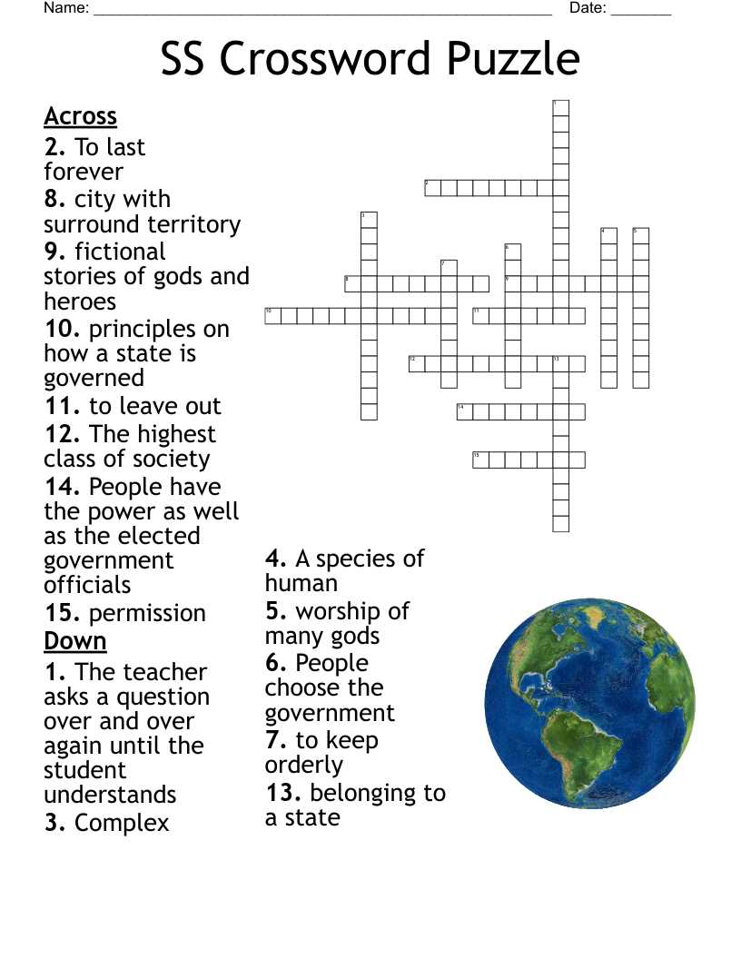 articles of confederation crossword puzzle answers