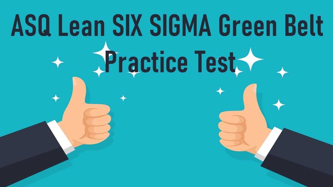 asq six sigma green belt practice exam