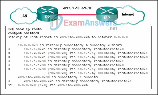 ccna exam answers chapter 8