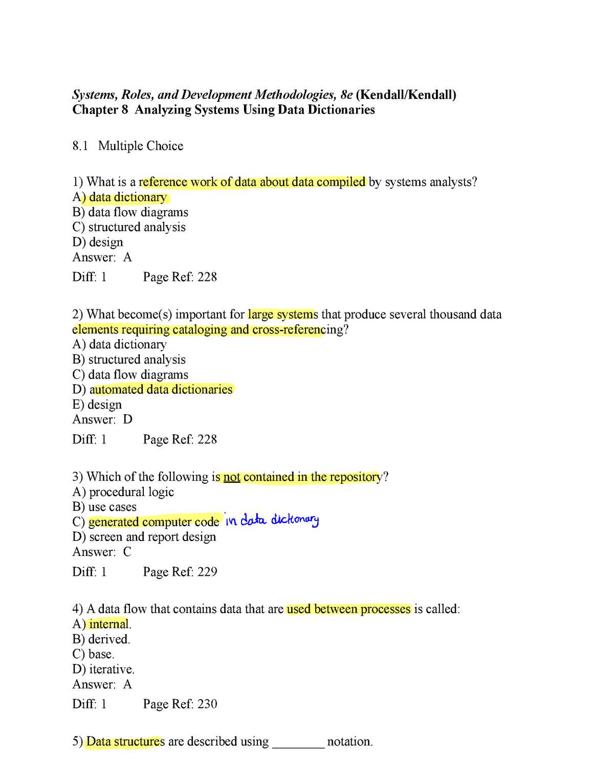 system analysis and design exam questions and answers doc