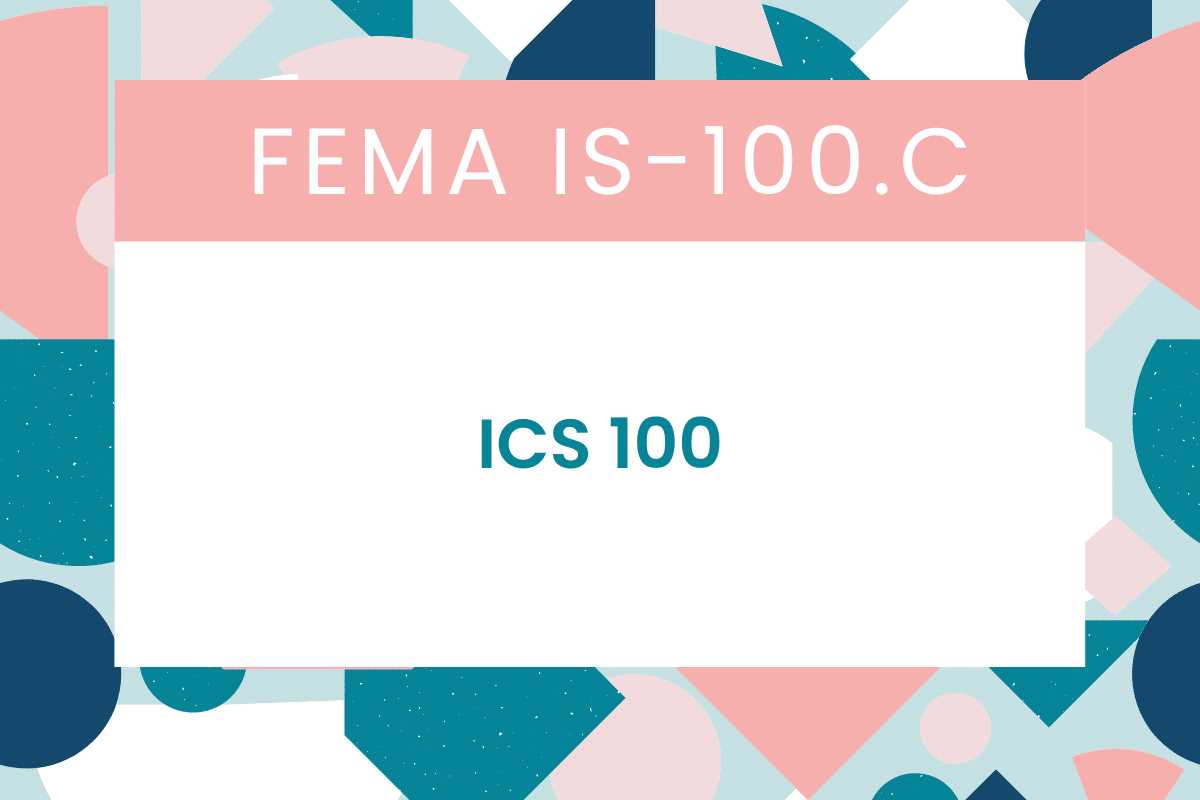 fema is 100.c exam answers