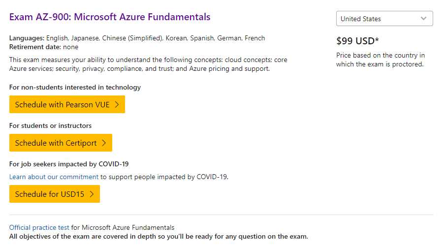 azure fundamentals exam questions and answers