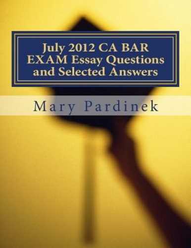 bar exam sample answers